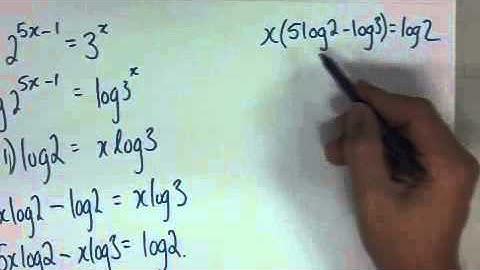 Logs   Lesson 8 Solving indices using logs
