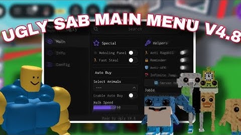 BEST STEAL A BRAINROT ROBLOX SCRIPT | UGLY SCRIPT V4.8 | NO KEY | NEW | SHAZZRBLX | #robloxscripts 