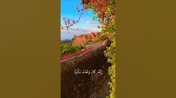 تلاوة خاشعة تريح القلب #سورة_مريم حالات واتساب مقاطع دينية قصيرة🥀🌱
