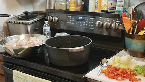 Cooking Curry Chicken
