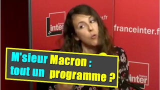 M'sieur Macron : tout un programme... anti-système?