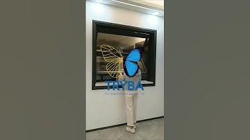 Sleek Vertical Folding Window in Action | Space-Saving Aluminum Design