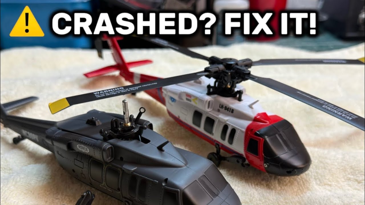 RC Helicopter Crash Repair Guide (Kootai F05 & K200) – Step-by-Step Teardown & Fix Tips