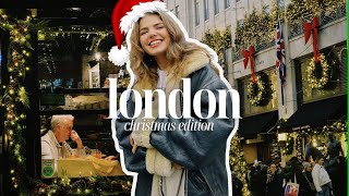 christmas festivities & vintage shopping in london