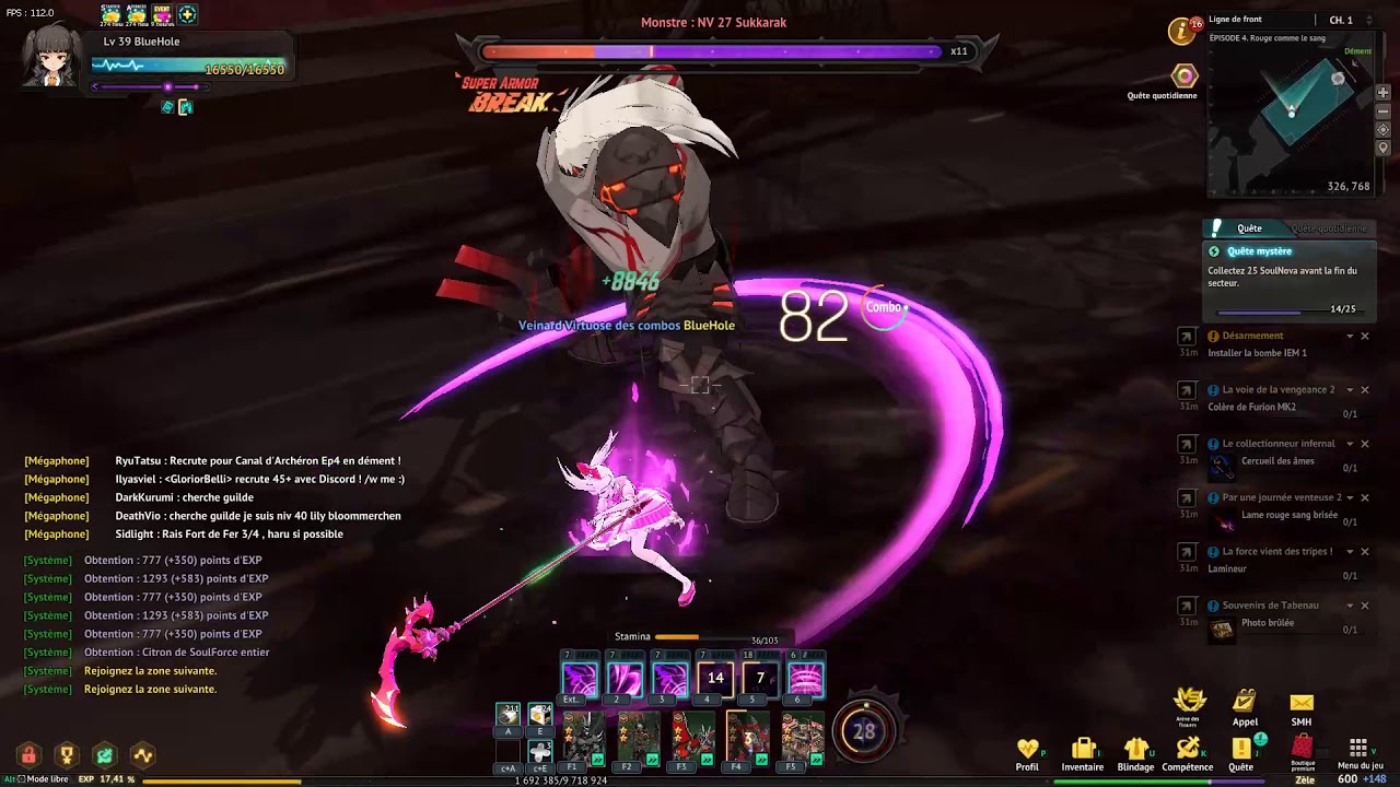 SoulWorker Lily - Front Line EP4 Sukkarak MANIAC