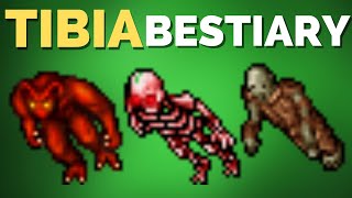 TIBIA BESTIARY Demon Skeleton, Fire Devil, Ghoul, Poison Spider, Scorpion, Skeleton Warrior, Stalker