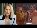 Celine dion reacts to giving taylor swift grammy