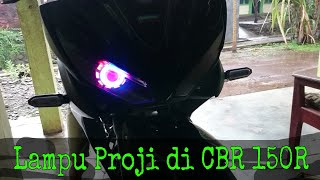 Cara Pasang Lampu Proji Di Cbr 150R Facelift