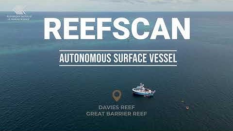 ReefScan on an autonomous surface vehicle (ASV)