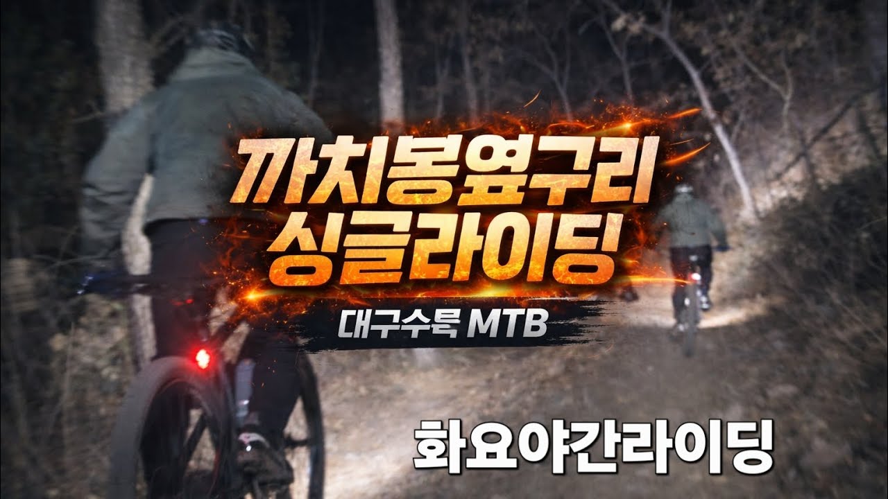 대구수목MTB 까치봉옆구리 싱글라이딩  