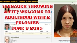 Ada County Idaho Arrests June 8 2025 / Teenager throwing a fit....