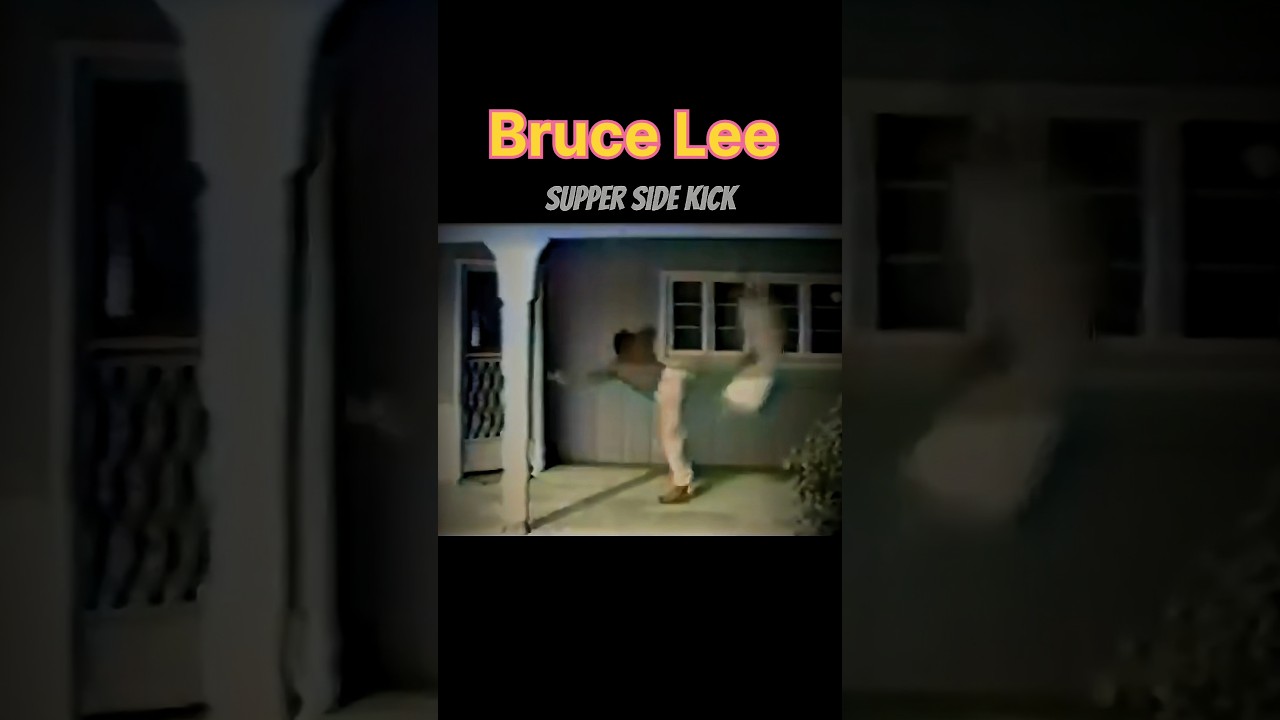 Bruce Lee Super Side Kick🥋⚡ 