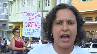 Professores protestam contra Governo do Estado de Minas Gerais 20/03/2018
