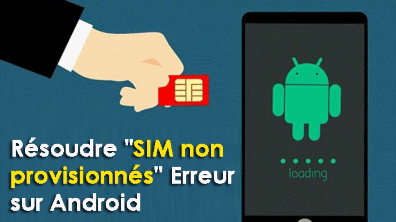 Comment régler le problème ou ACTIVER la CARTE SIM sous Android (solution 2)