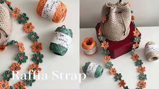 DIY Detachable Floral Crochet Bag Strap Tutorial | da-Mira