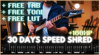 30 Days Speed Shred by Hidenori Cover by Elias Neider