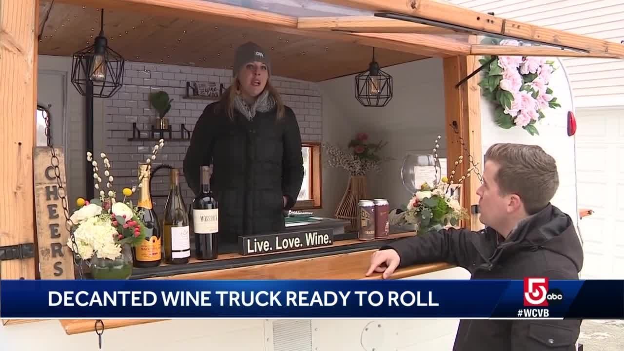 Wine bar on wheels thriving in Massachusetts