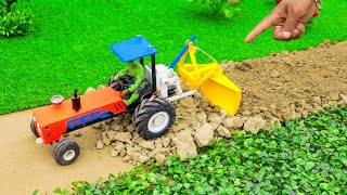 Mini Tractor Land Leveling Machine For Road Construction || Mini Science Project@sunway2