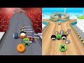 Going balls  funny race 10 vs epic race gameplay speedrun