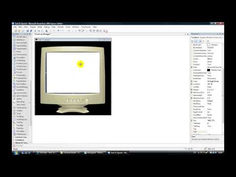 How to make a Text To Speech in Visual Basic 2005 / 2008