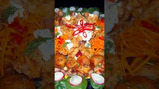 Crispy Chicken And Potatoes With Cheese Tsybulya