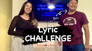 Finish the lyric challenge christian edition