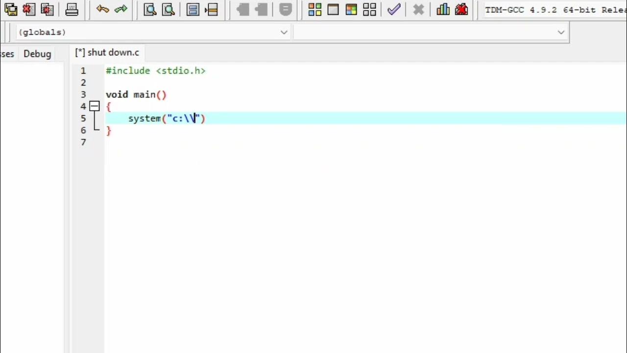 Shut Down Computer with C/C++ Programming - YouTube