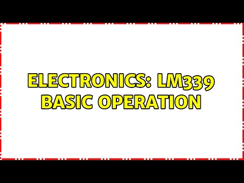 Electronics: LM339 basic