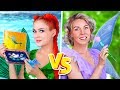 Desafio De Maquiagem! 9 DIY De Maquiagem De Sereia vs Maquiagem De Fada