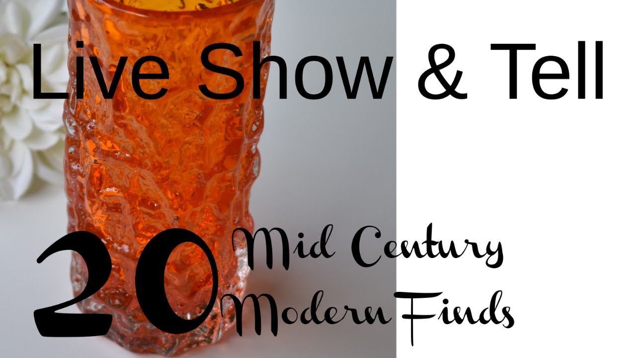 Mid Century Modern Glass Show & Tell YouTube