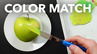 Color Matching Green Foods: Pickles, Jello, Kiwi, Avocado