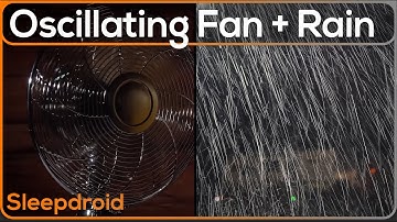 ► Oscillating Fan Noise and Rain Sounds for Sleeping: High Speed Fan