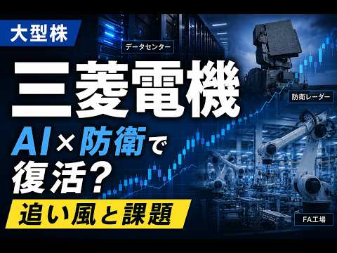 【6503 三菱電機】AI×防衛で復活？最高益を更新した総合電機の現在地を解説