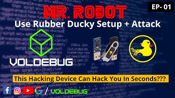 What is RUBBER DUCKY???| Hacking With RUBBER DUCKY ⚠️| Arduino Leonardo | Voldebug