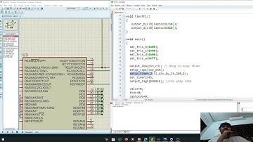 Bài tập 10: Điều khiển động cơ DC chạy 10 cấp độ, có thêm led 7 đoạn để hiển thị cấp tốc độ tương