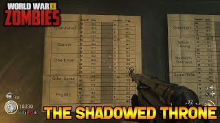WW2 ZOMBIES - THE SHADOWED THRONE MAIN EASTER EGG HUNT!!! (Call of Duty WW2 Zombies)