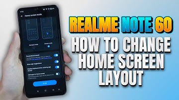 How to change Realme Note 60 Home Screen Style | Realme Note 60 App Drawer Settings