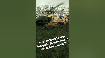 Blender integrating 3d elements into live footage #vfx #blender #aftereffects #cgi #shorts