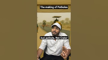 The making of potholes #india #infrastructure #shorts #road