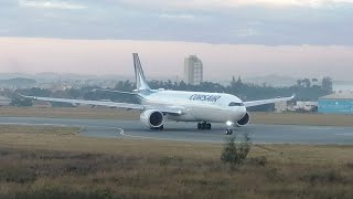 Landing & Take Off at Ivato International Airport Antananarivo (TNR) , 19 August 2023
