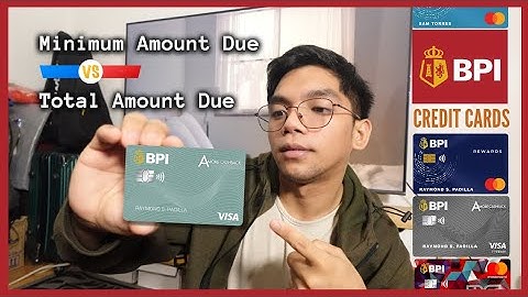 BPI Credit Card SOA: Minimum Amount 🆚️ Total Amount Due