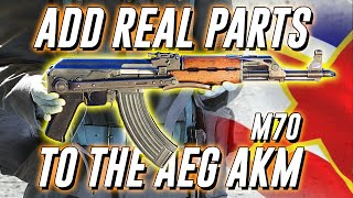 M70 Video guide, how to add real parts to the AEG AK