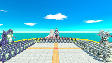 Growing Super Godzilla vs Gigan vs Kiryu Godzilla Size Comparison - ARBS