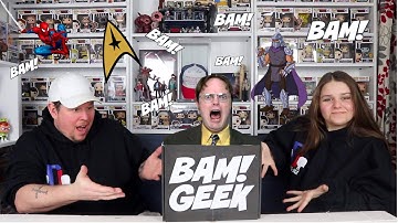 Opening The Bam Box GEEK Box With Guaranteed Celebrity Autograph , Movie Prop  , Pins , & More - UK