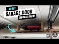 Above Garage Door Storage Rack