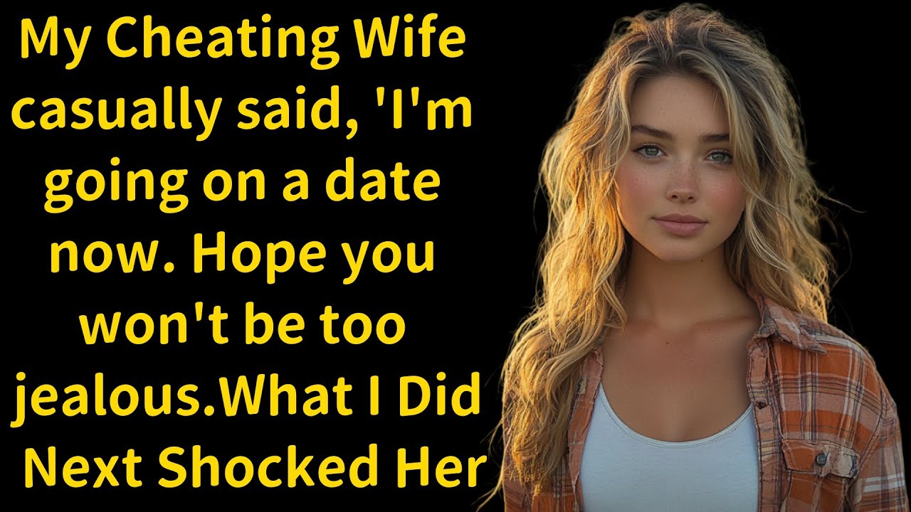 My Cheating Wife casually said, 'I'm going on a date now. Hope you won't be too jealous.What I Did..