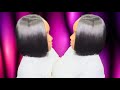 Quickweave Bust Down Middle Part Bob