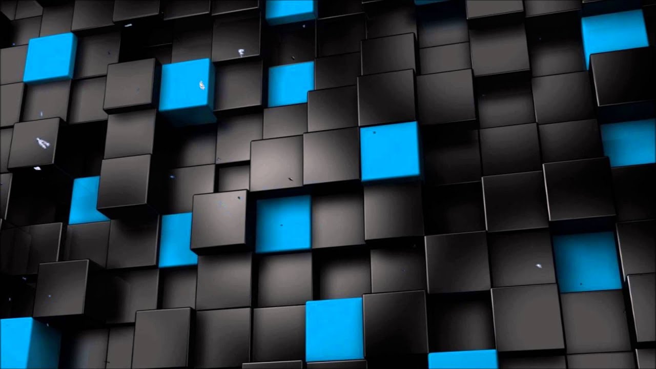 3D Wall With Moving Objects Free Video Background - YouTube