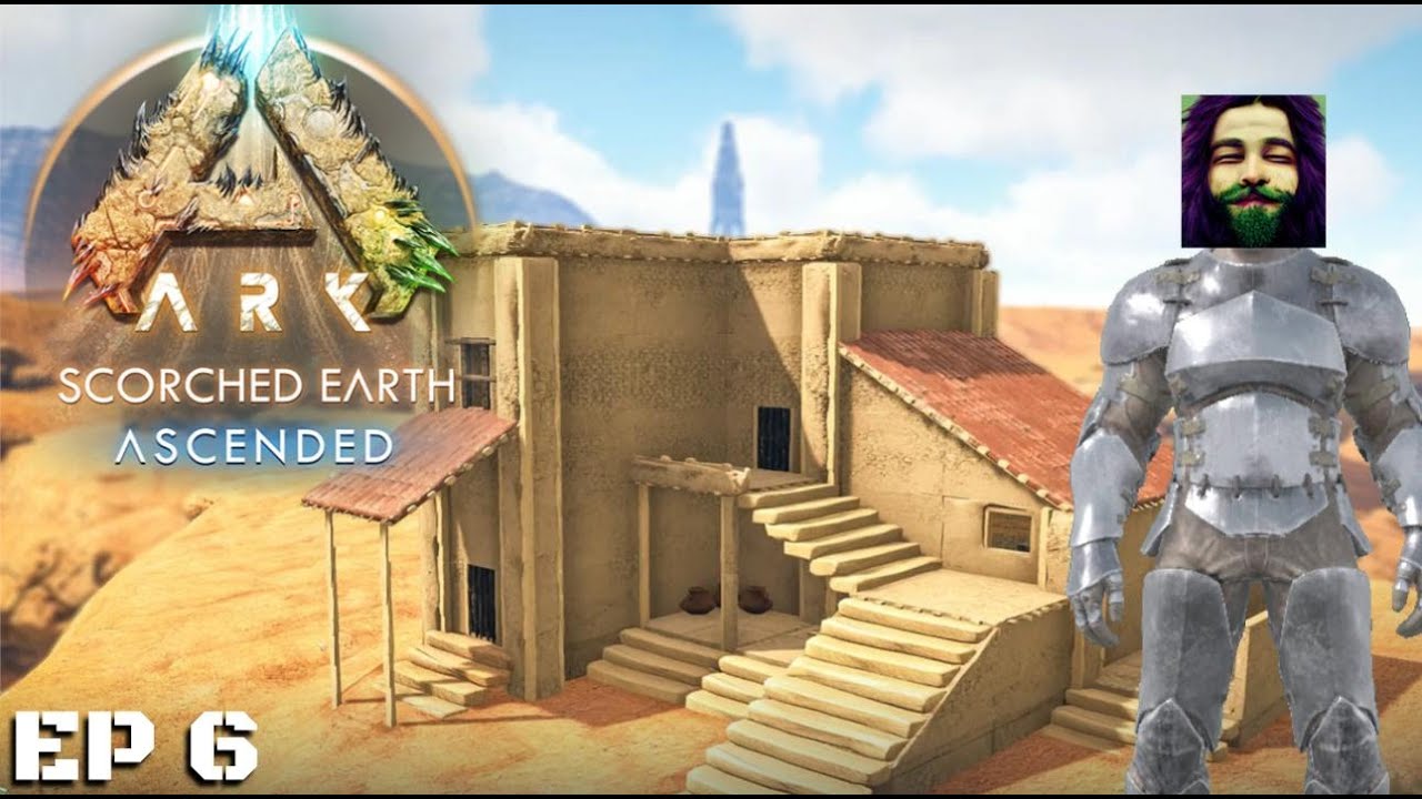 Finishing an Adobe Castle Fit for an ARK KING - YouTube