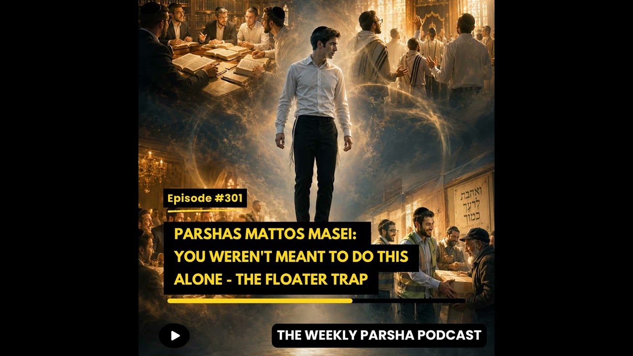 Parshas Mattos Masei: You Weren't Meant to Do This Alone - The Floater Trap